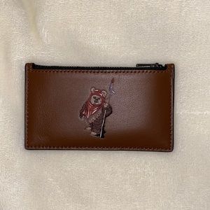 Coach x Star Wars Ewok Zip Card Case